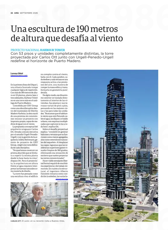 Harbour Toweb, Arq Clarín